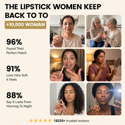 Adaptive Lip Color for Mature Lips – Hydrating, Long-Lasting & Fine-Line Friendly