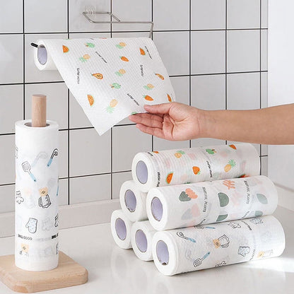 50Pcs Per Roll Reusable Cleaning Lazy Rags✨✨
