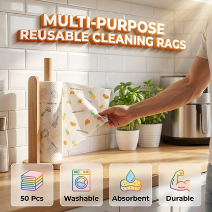 50Pcs Per Roll Reusable Cleaning Lazy Rags✨✨