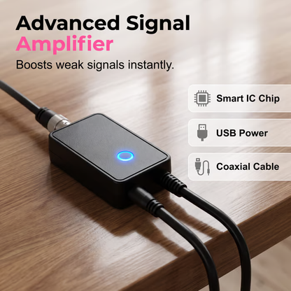⚡️ High-Gain Digital HDTV Indoor Antenna with Signal Amplifier – No Subscription, Easy Installation