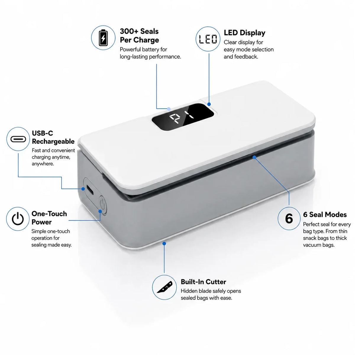 Seal Any Bag in Seconds & Keep Food Fresh Longer