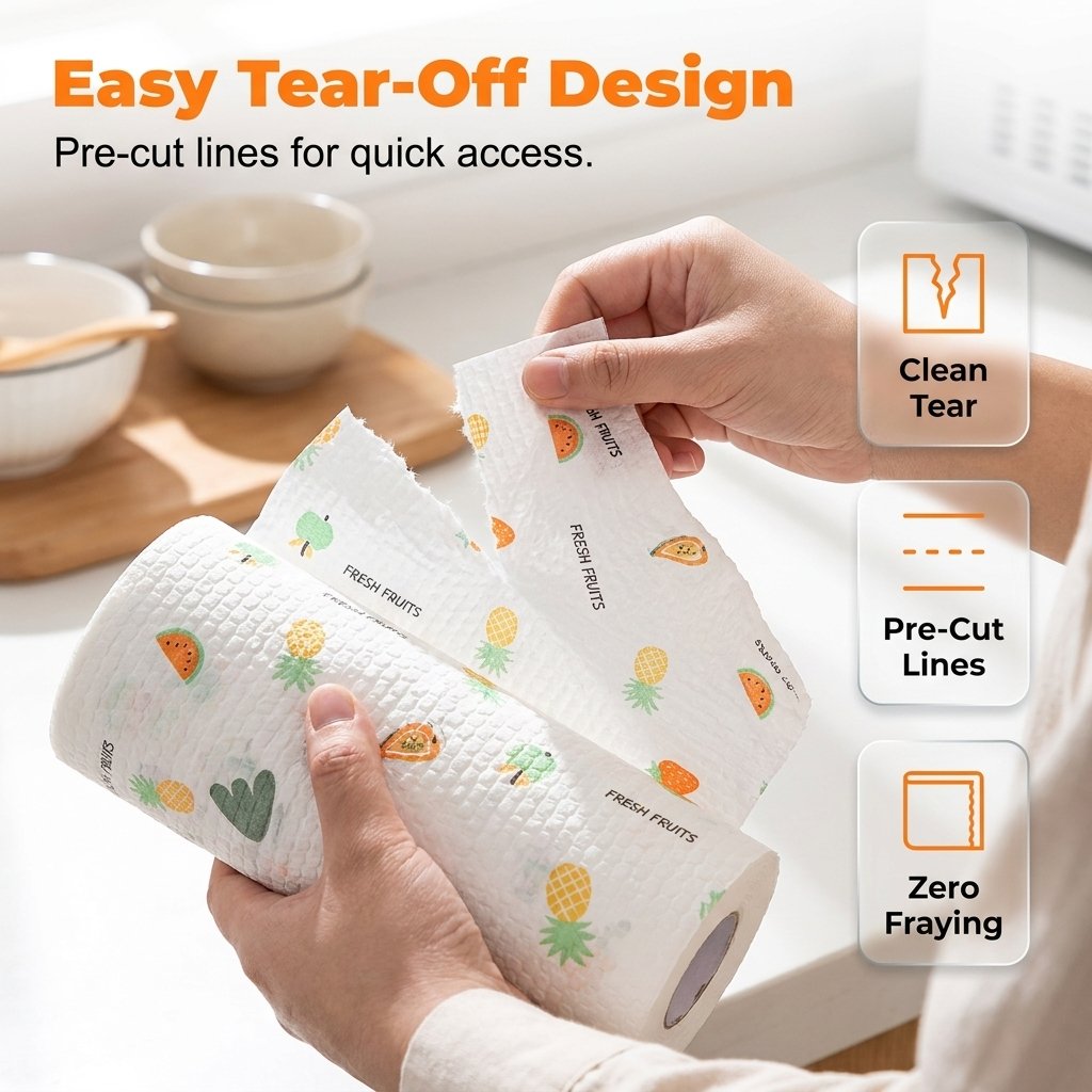 50Pcs Per Roll Reusable Cleaning Lazy Rags✨✨