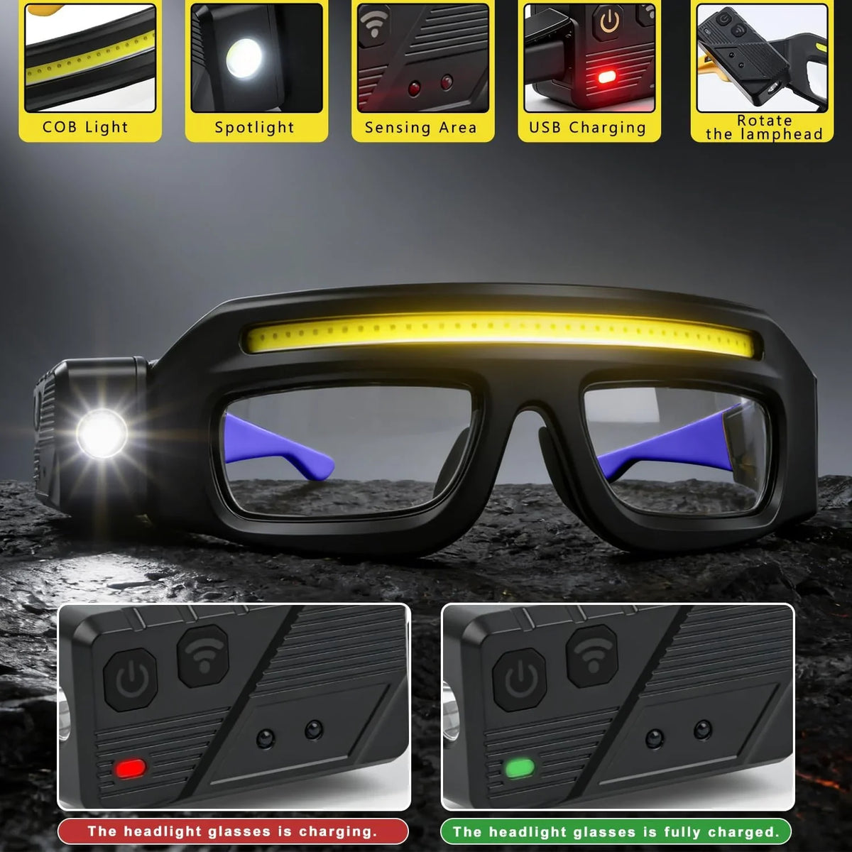 TervizoLED Auto - LED Work Light Glasses