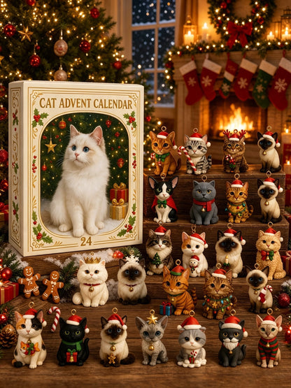 🐱 24 Days of Cats Advent Calendar: Christmas Countdown for Cat Lovers