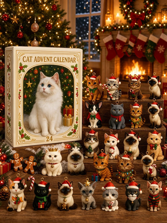 🐱 24 Days of Cats Advent Calendar: Christmas Countdown for Cat Lovers