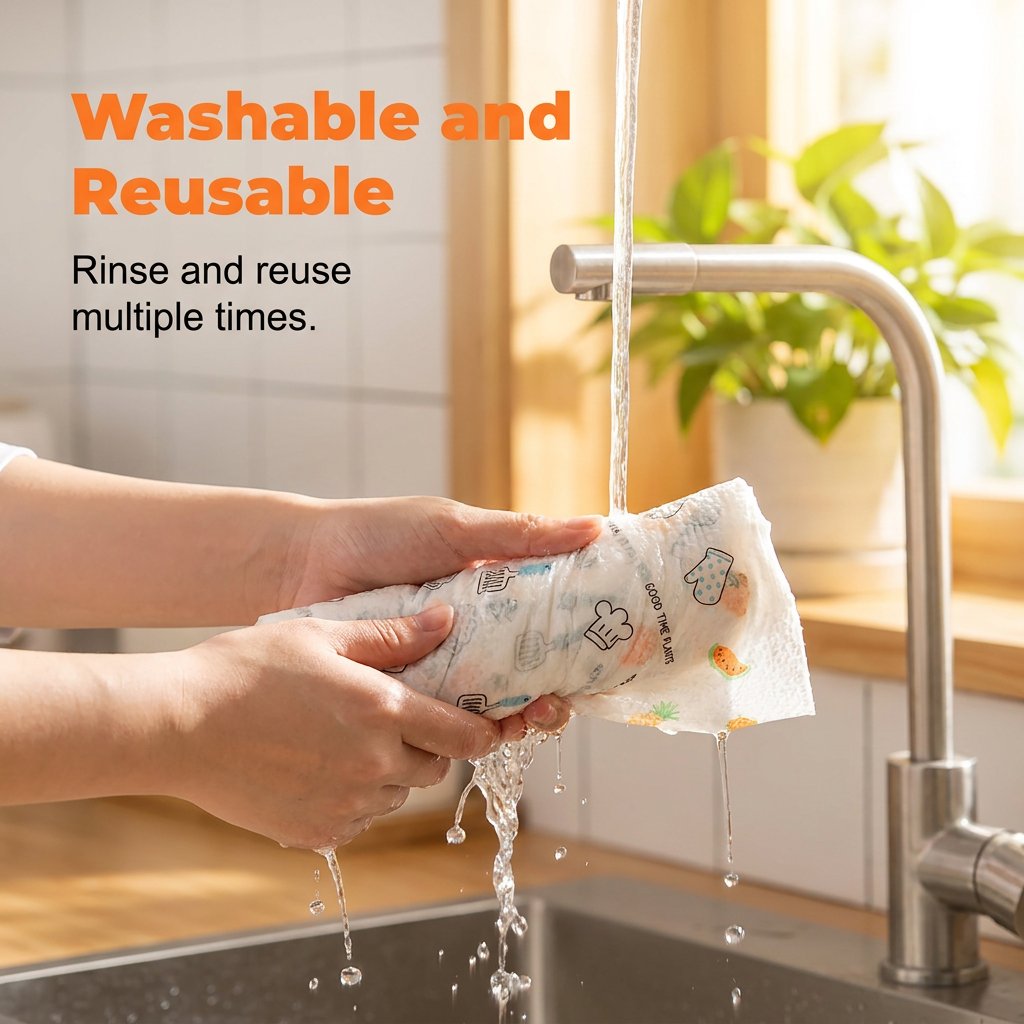 50Pcs Per Roll Reusable Cleaning Lazy Rags✨✨